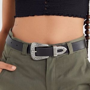 Urban Outfitters Ecote Metal-Tipped Leather Belt